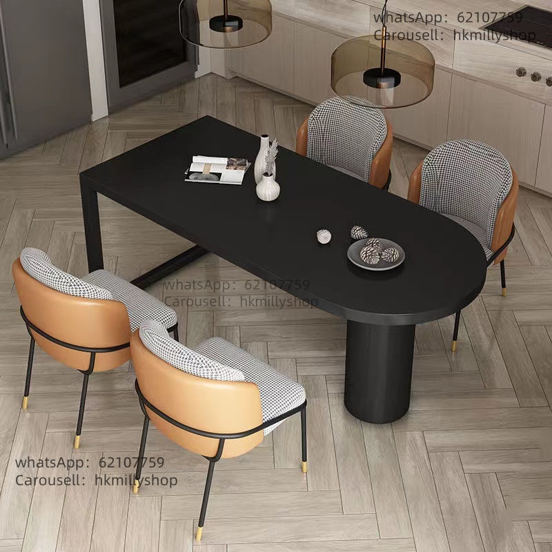 A&5013餐枱餐椅組合 吧檯 吧椅 啞光輕奢枱 飯桌 飯枱 餐枱