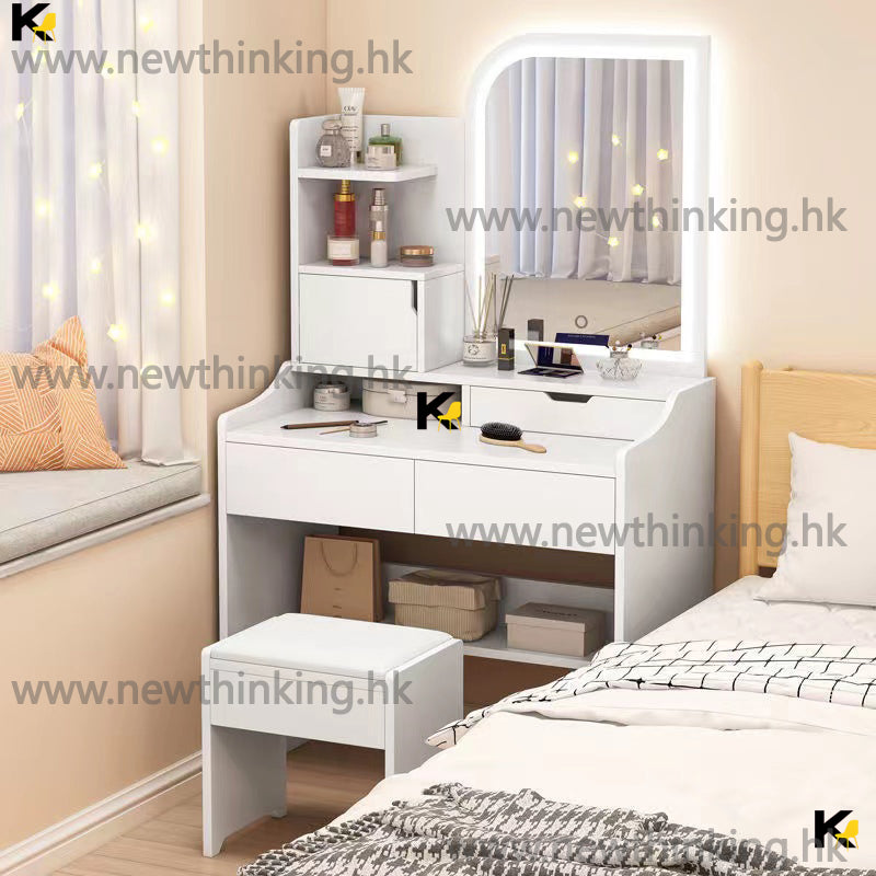 A&0586梳妝台 化妝枱 化妝品收納櫃 收納枱 化妝桌子 臥室書桌