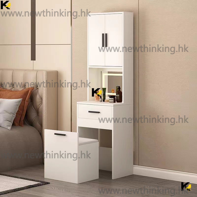 A&0587梳妝枱 高身鏡櫃書櫃書桌 收納櫃 化妝桌 化妝品收納櫃 全身鏡