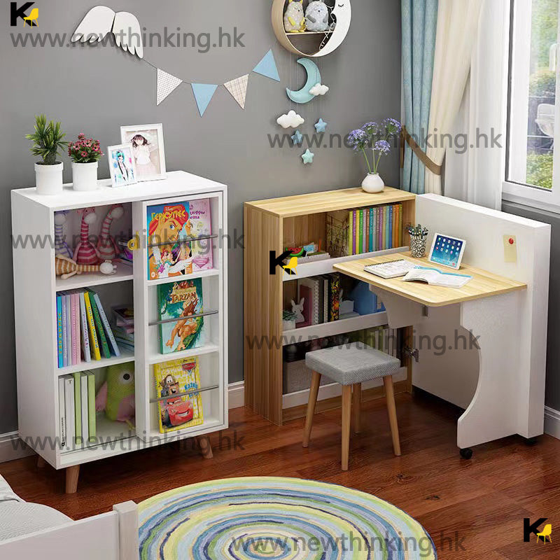 A&5020可摺疊電腦枱 收納書桌 書枱 多顏色選擇使用電腦桌 書櫃 書架 移動兒童寫字枱 學習桌 辦公桌
