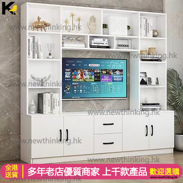 A&0601電視櫃組合櫃 收納櫃 客廳儲物櫃 多功能櫃 實用落地櫃 置物櫃 玩具收納櫃 隔斷櫃