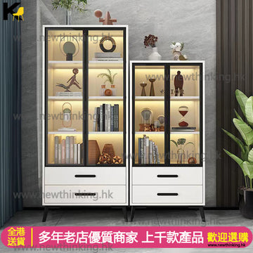 A&0604玻璃櫃 手辦櫃 展示櫃 儲物櫃 收納櫃 置物櫃 樂高櫃 模型櫃 陳列櫃 全新包送貨