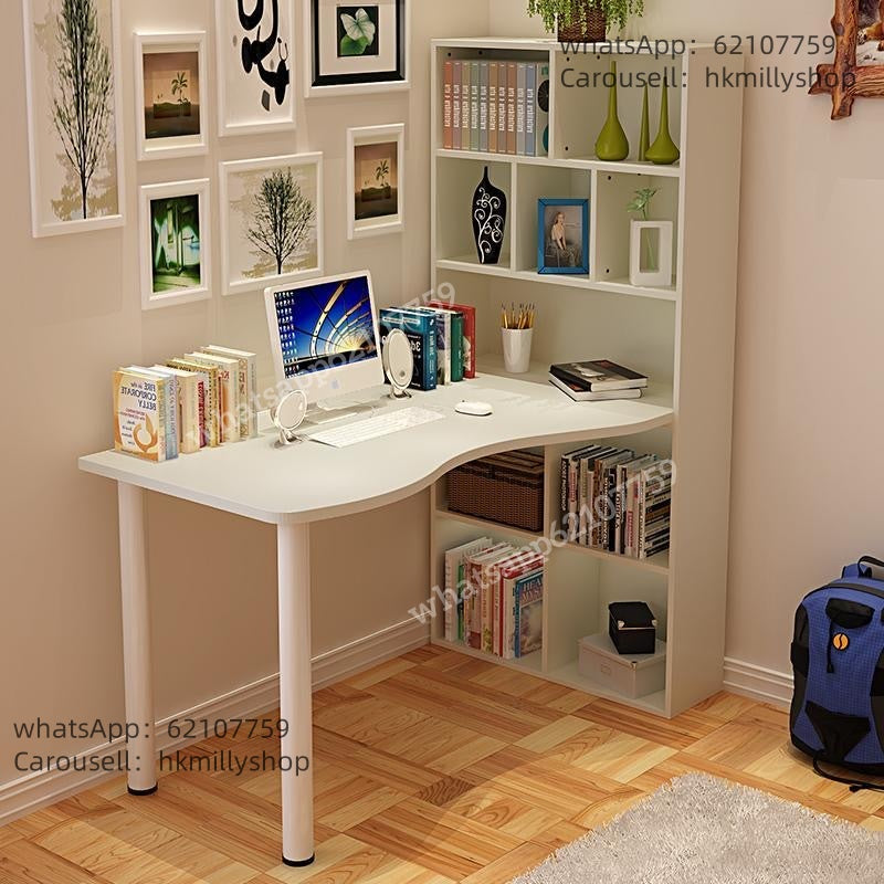 A&5102轉角書桌  書枱書櫃組合 電腦桌 書枱 學習桌 寫字檯 組合櫃子 落地收納櫃全新包送貨new#free delivery#