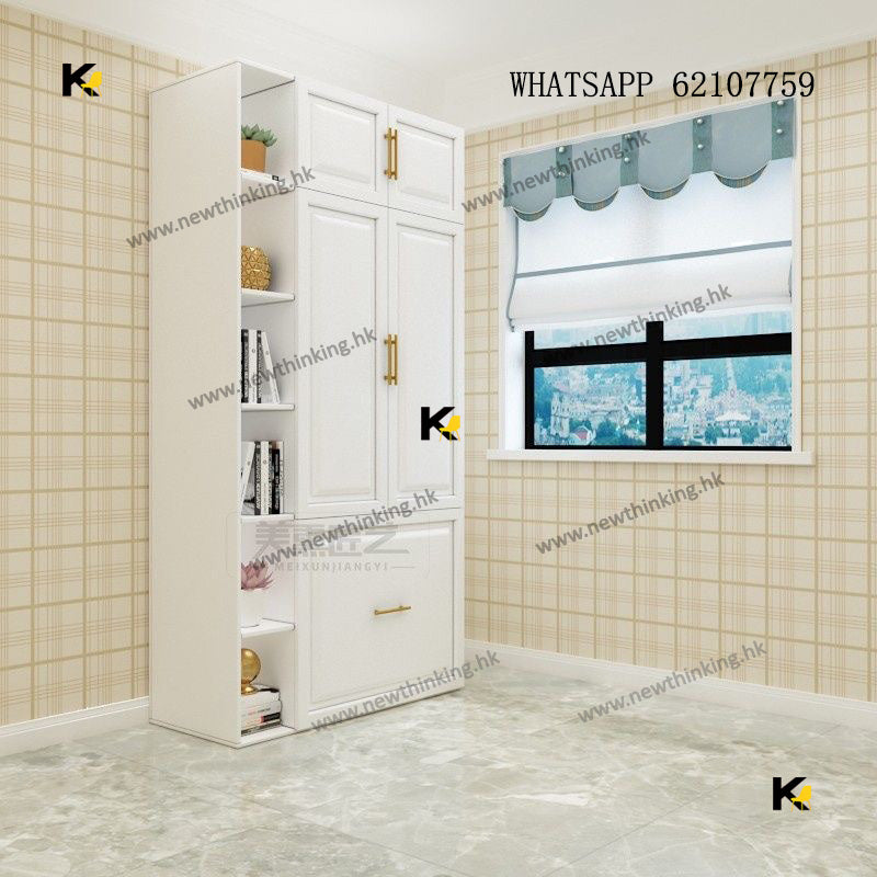 A&1349折疊床衣櫃床書架床儲物床組合床多功能休息床隱形床收縮床單人床雙人床全新床架