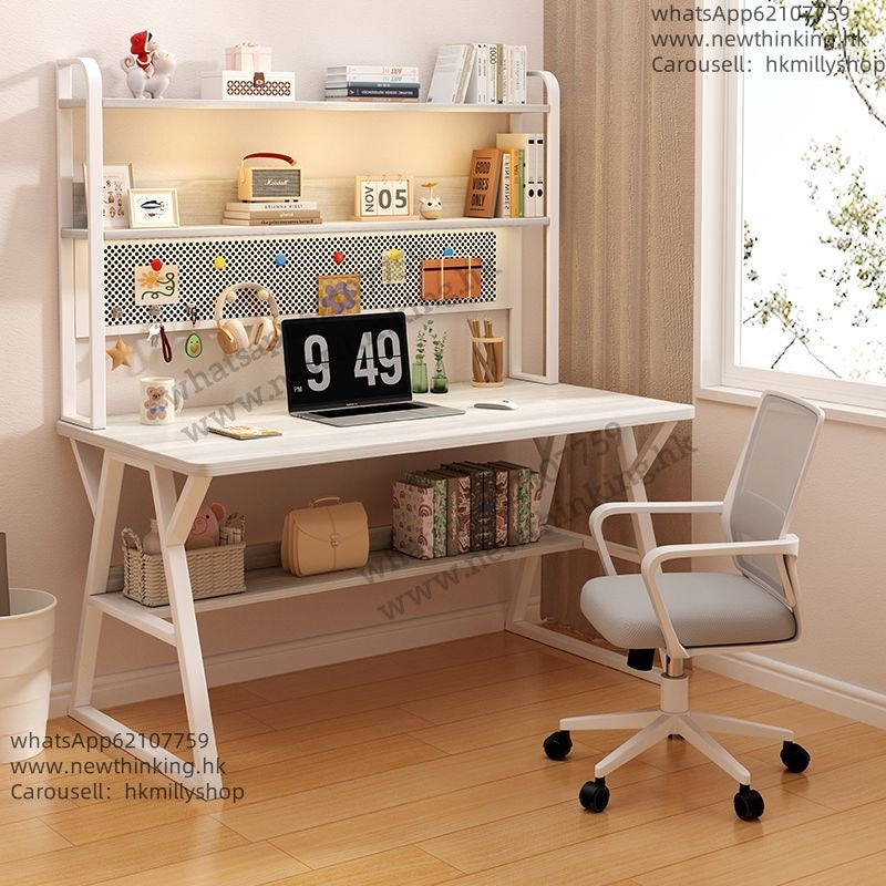 A&5160書檯 電腦枱 書桌書架一體 學習台 寫字枱 電腦桌 桌子 Computer Desk#table