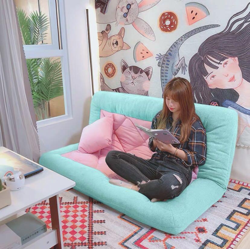 A&0305懶人梳化床 榻榻米日式沙發床 折疊沙發床