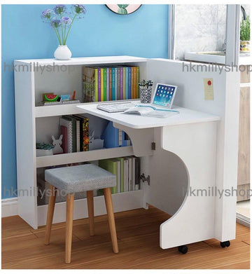 A&5020可摺疊電腦枱 收納書桌 書枱 多顏色選擇使用電腦桌 書櫃 書架 移動兒童寫字枱 學習桌 辦公桌