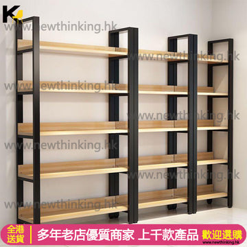 A&5112貨架 展示櫃 書櫃 陳列架 自由組合櫃 多層置物架 穩固加強稱重加固書架 收納架 倉儲架 架子 貨櫃 倉庫置物架落地架