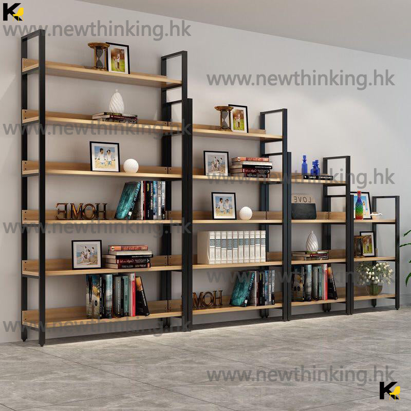 A&5112貨架 展示櫃 書櫃 陳列架 自由組合櫃 多層置物架 穩固加強稱重加固書架 收納架 倉儲架 架子 貨櫃 倉庫置物架落地架