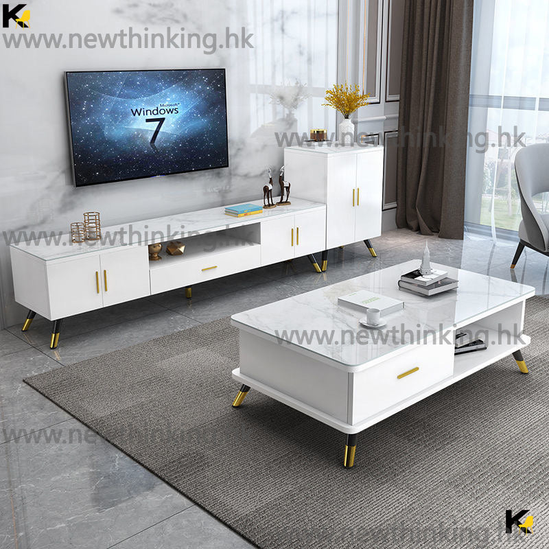 A&0513電視櫃茶几組合櫃 地櫃 客廳收納櫃 落地置物櫃 TV櫃 電視機櫃 邊櫃