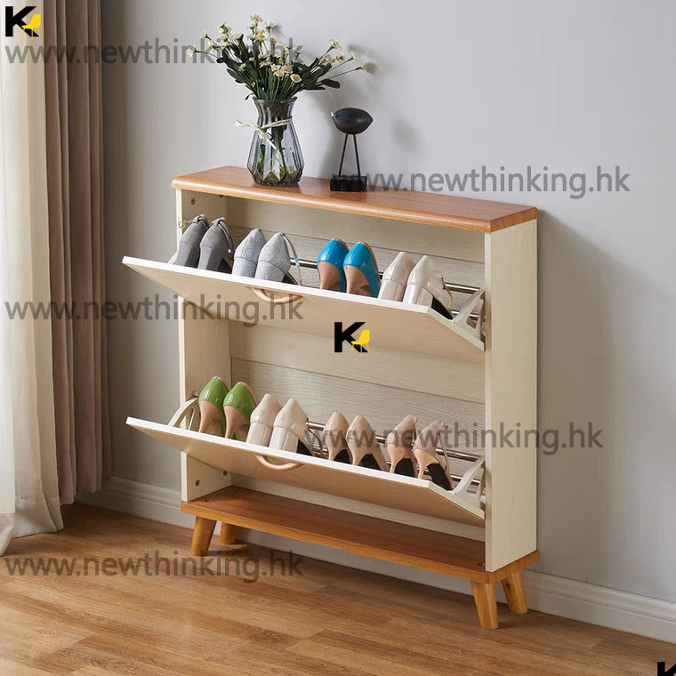 A&1011矮鞋櫃 換鞋凳 換鞋櫃 入門鞋櫃 鞋架 超薄鞋櫃 翻斗鞋櫃 大容量鞋子儲物櫃 玄關櫃