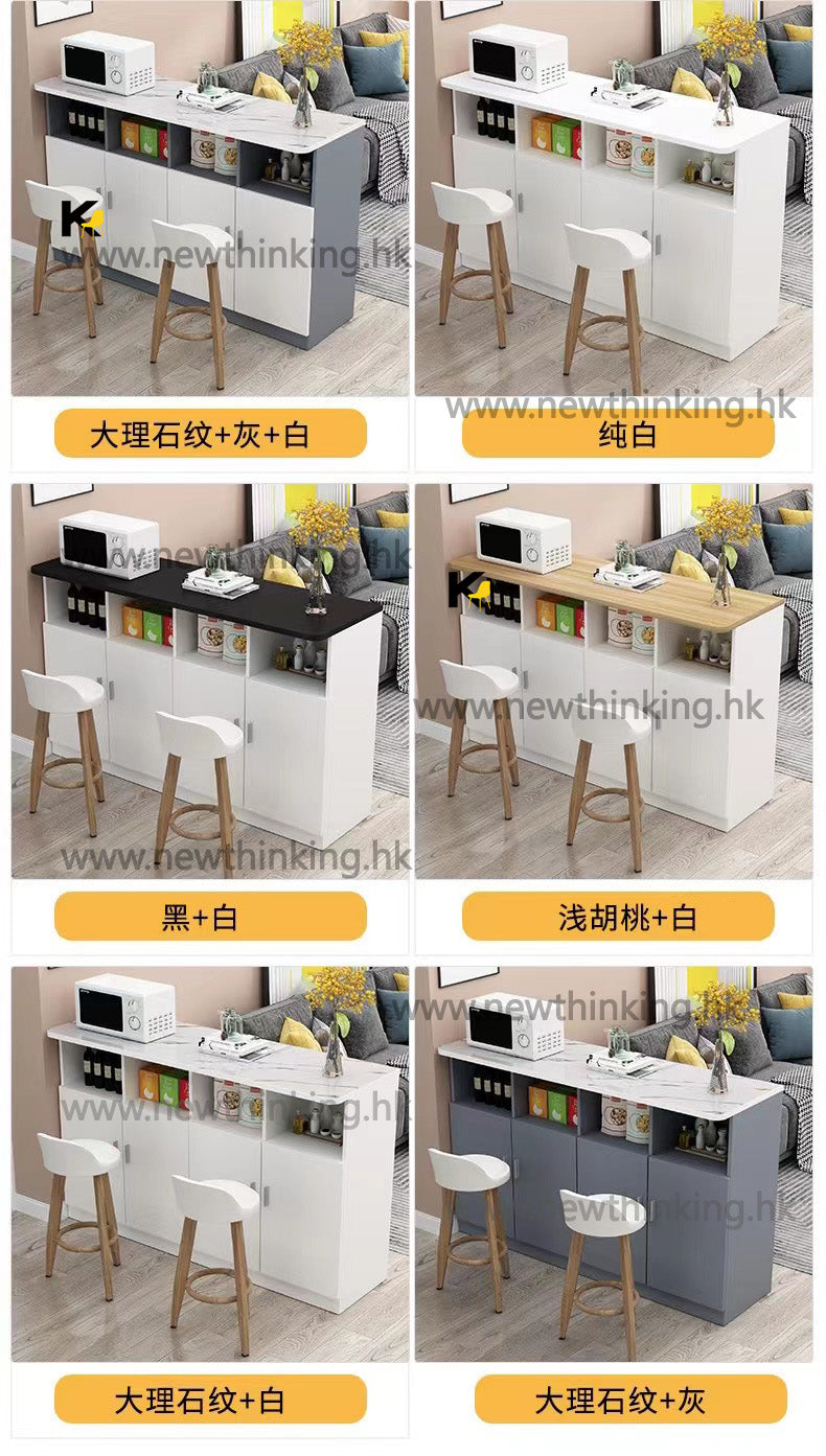 A&5008靠墻吧枱櫃 儲物櫃 前台櫃 酒櫃 隔斷櫃 玄關櫃 辦公室文件櫃 小吧枱