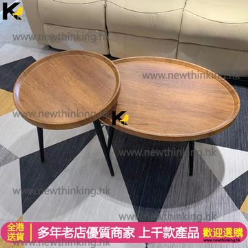 A&1035簡約茶几 客廳咖啡桌 創意圓形茶桌 茶枱 邊幾 簡約小茶几