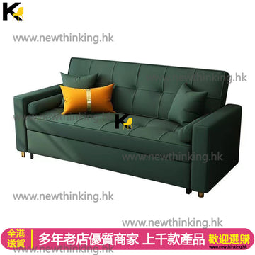 A&5015梳化床 沙發床 科技佈沙發床 防水三防科技佈 棉麻布藝 絨布面料