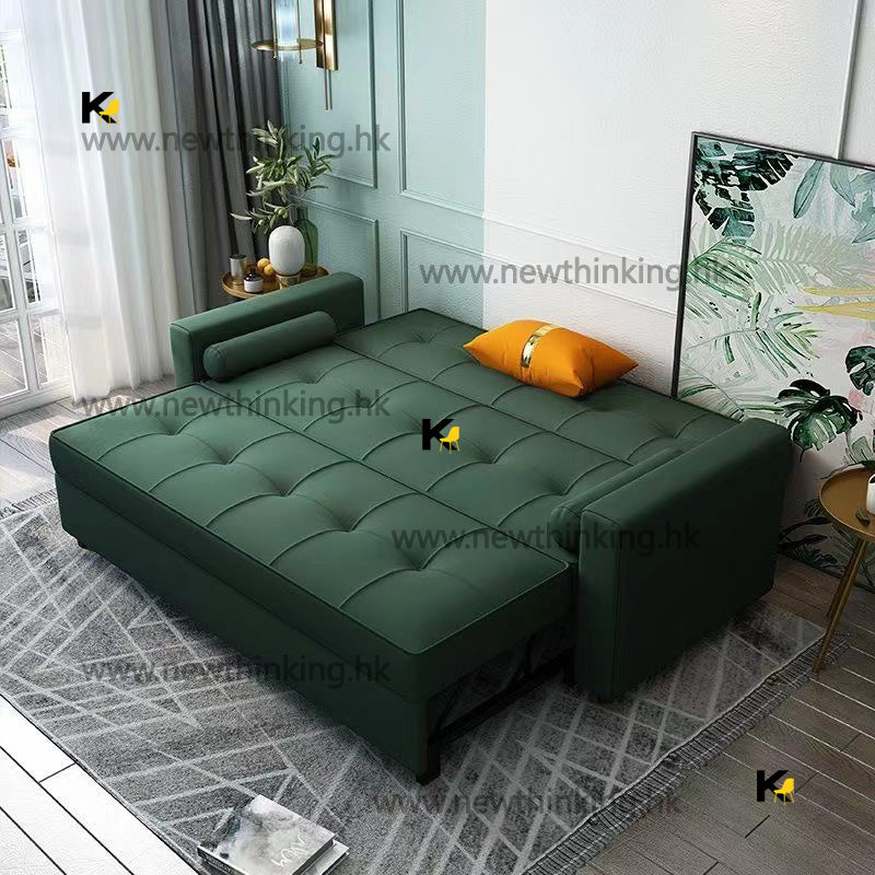 A&5015梳化床 沙發床 科技佈沙發床 防水三防科技佈 棉麻布藝 絨布面料