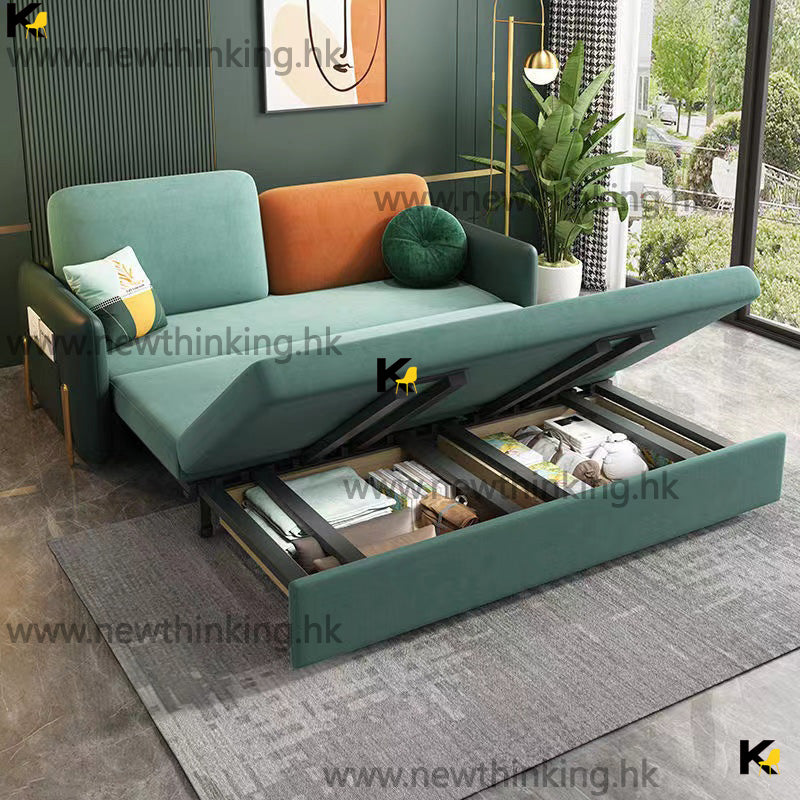 A&5009沙發床 梳化床 輕奢時尚沙發 多功能折疊床 推拉床