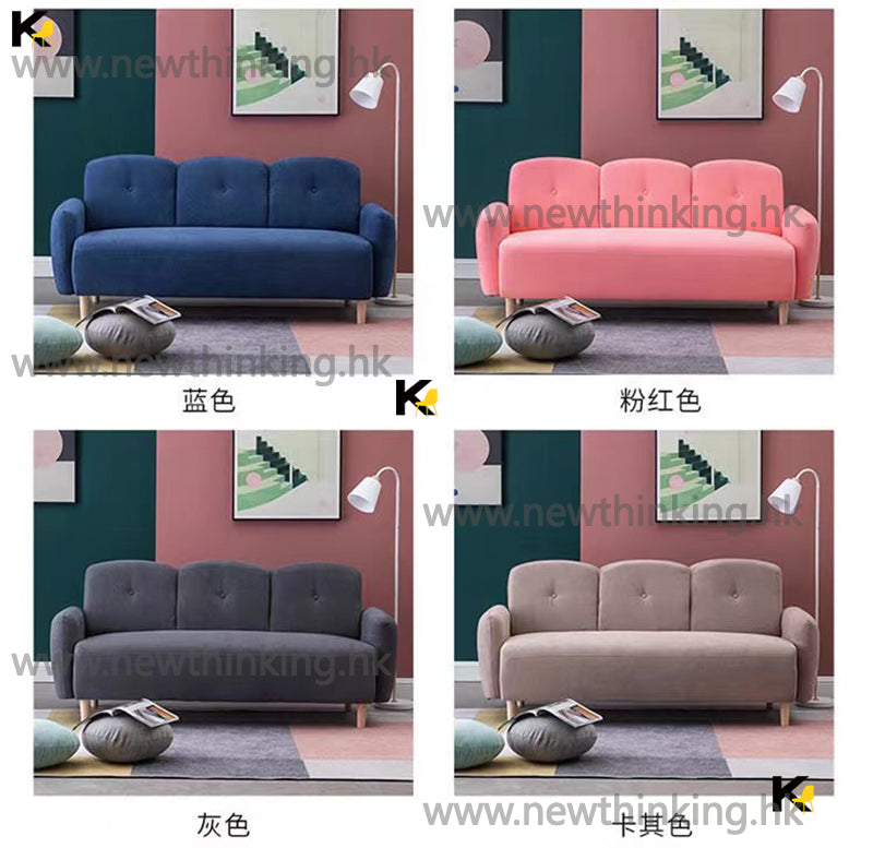 A&0548簡約布藝梳化沙發全新包送貨單人位雙人位三人位多顏色選擇