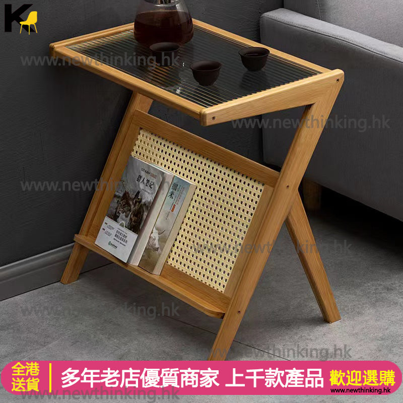 A&0578簡約茶几床頭櫃邊櫃角櫃置物架小桌子矮桌矮枱