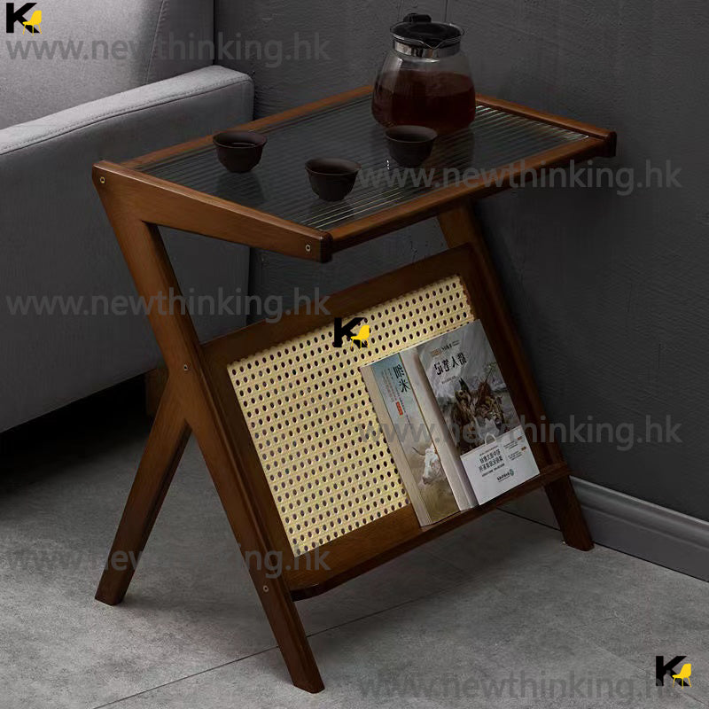 A&0578簡約茶几床頭櫃邊櫃角櫃置物架小桌子矮桌矮枱