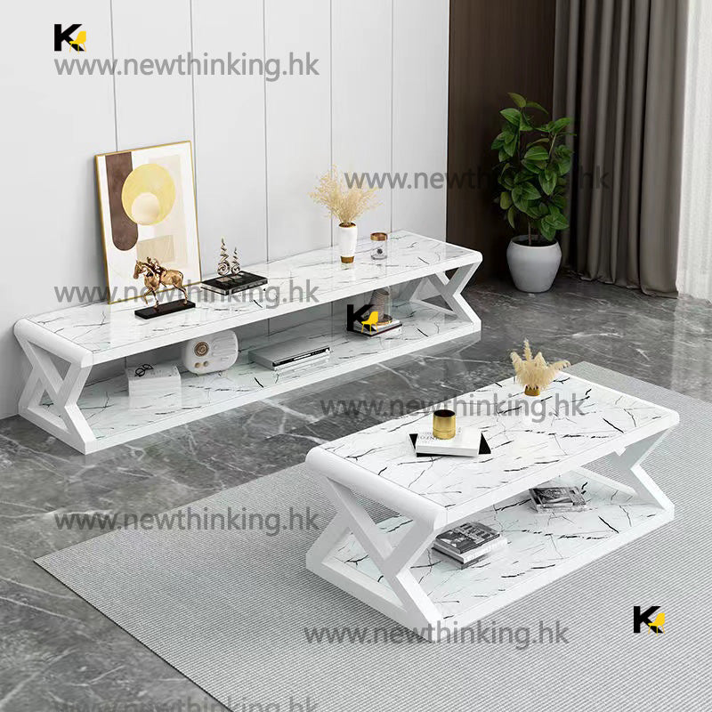 A&1115鋼化玻璃電視櫃 客廳收納櫃 儲物櫃 置物櫃 落地櫃 組合地櫃 邊櫃