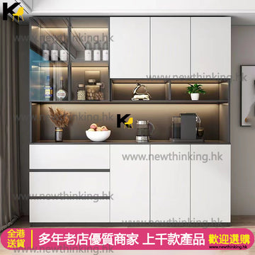 A&0636餐邊櫃 廚房收納櫃 酒櫃 碗櫃 茶水櫃 微波爐櫃子 烤箱收納櫃