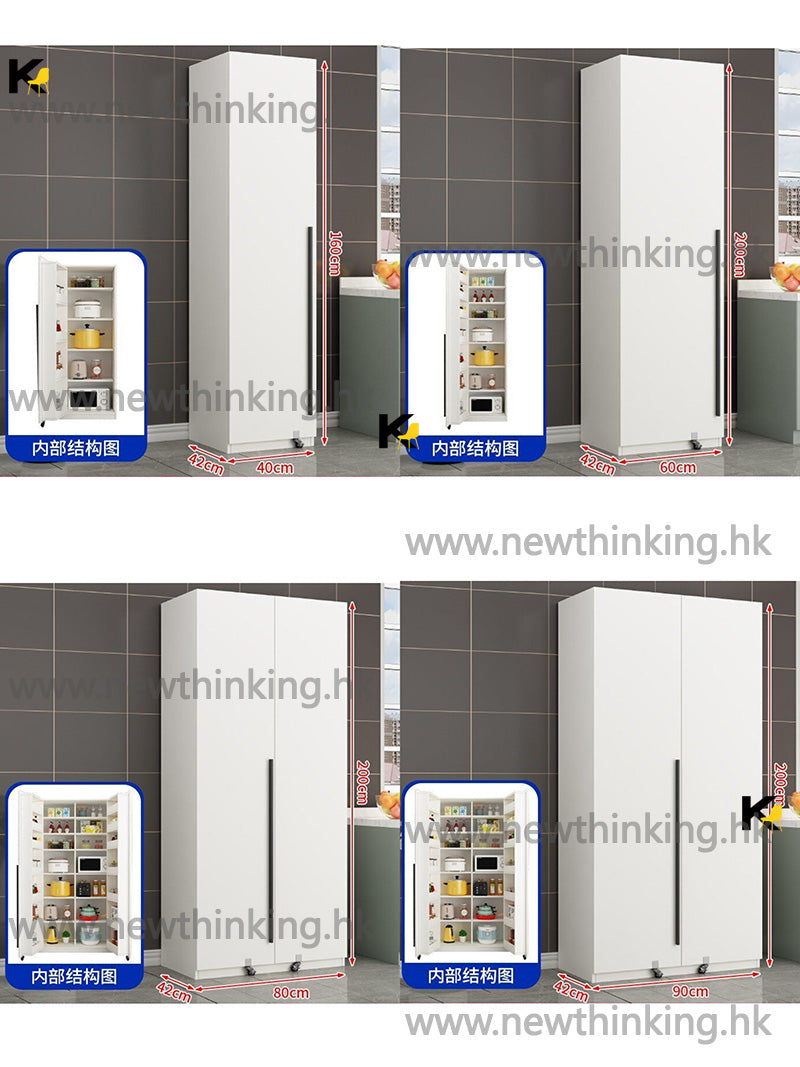 A&0670實用多功能餐邊櫃 碗櫃 儲物櫃 客廳櫃 收納櫃 大容量收納櫃 墻體櫃