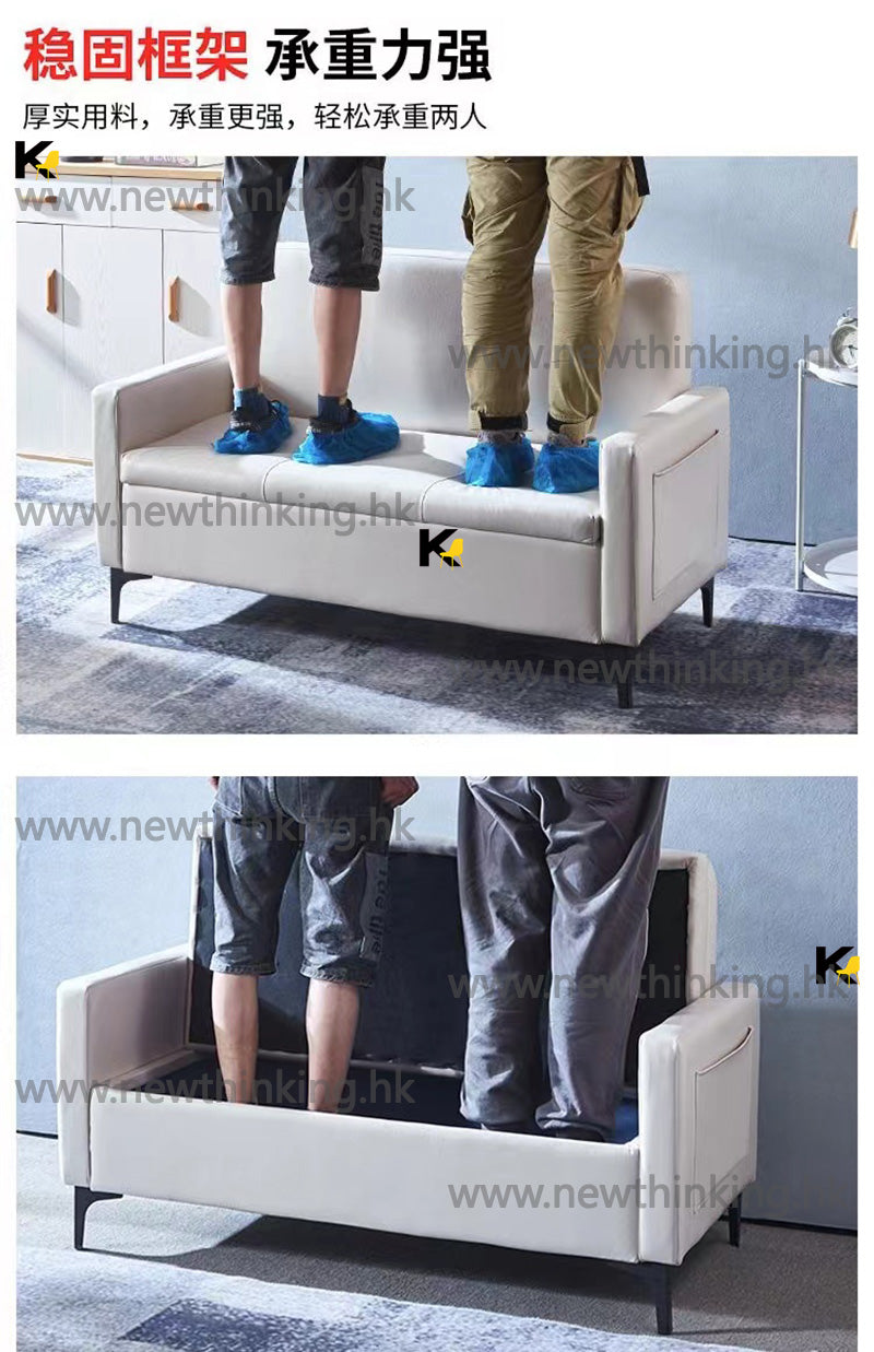 A&0656儲物梳化 科技佈免洗沙發 多功能收納沙發 小戶型專用