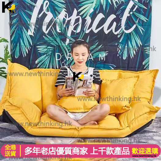 A&5032懶人沙發 榻榻米 多檔折疊沙發 折疊梳化床 亞麻布藝折疊床褥