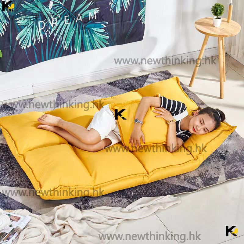 A&5032懶人沙發 榻榻米 多檔折疊沙發 折疊梳化床 亞麻布藝折疊床褥