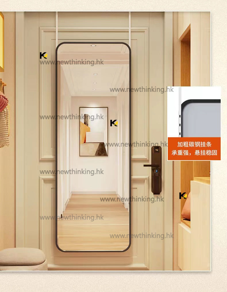 A&1145全身鏡 掛門鏡 貼墻 免安裝鏡 壁掛鏡 防爆玻璃鏡 穿衣鏡 試衣鏡 破損包賠