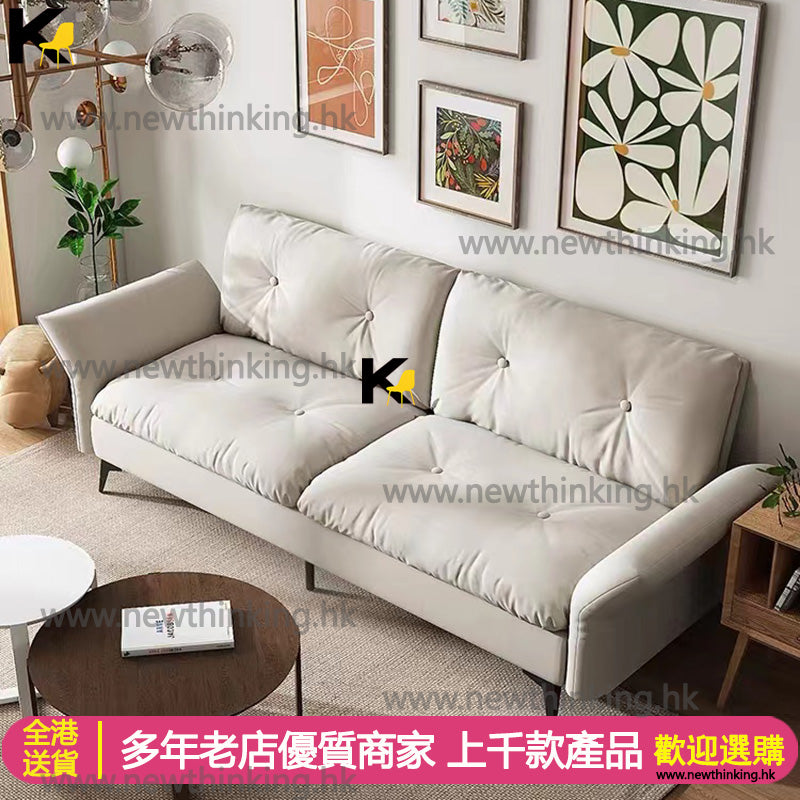 A&0702沙發科技皮防水免洗單人位雙人位三人位梳化多顏色選擇實用沙發皮質梳化