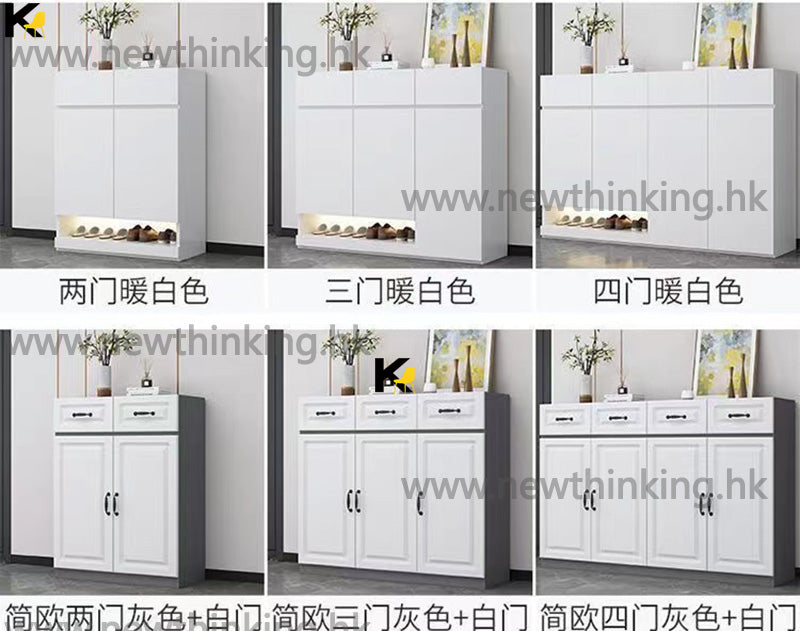 A&0705鞋櫃 門口收納櫃 簡約鞋架玄關櫃 隔斷櫃大容量時尚全新包運送