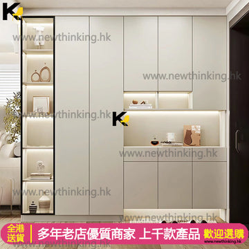 A&0736高身鞋櫃 大容量鞋櫃 屏風櫃 玄關櫃 入門鞋櫃 換鞋凳組合櫃