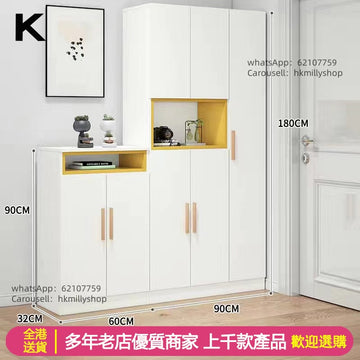 A&5055大容量鞋櫃 入門櫃 門廳櫃 玄關櫃 隔斷櫃 高身鞋櫃 鞋架 儲物櫃 門口收納櫃 邊櫃 高身櫃 酒櫃