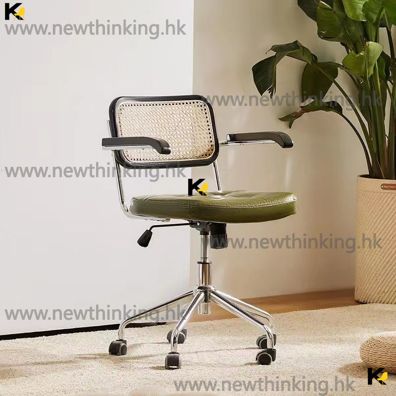 A&0752電腦椅 電腦凳 轉椅 躺椅 辦公椅 辦公凳子 扶手椅 學習椅 復古風格