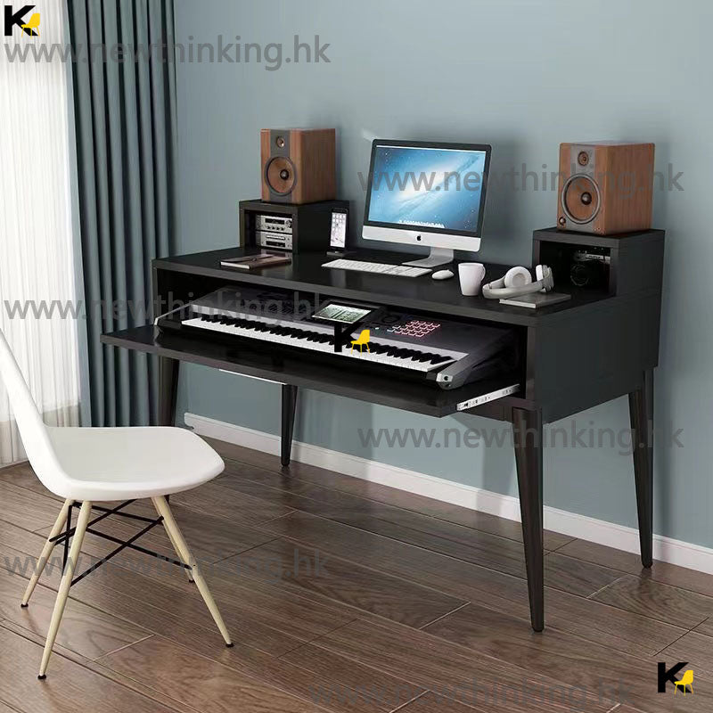 A&0776簡約琴桌 電子琴桌子 工作台 書枱 書桌 琴架 音樂桌 鋼琴桌 編曲鍵盤調音桌 編曲枱 音樂枱