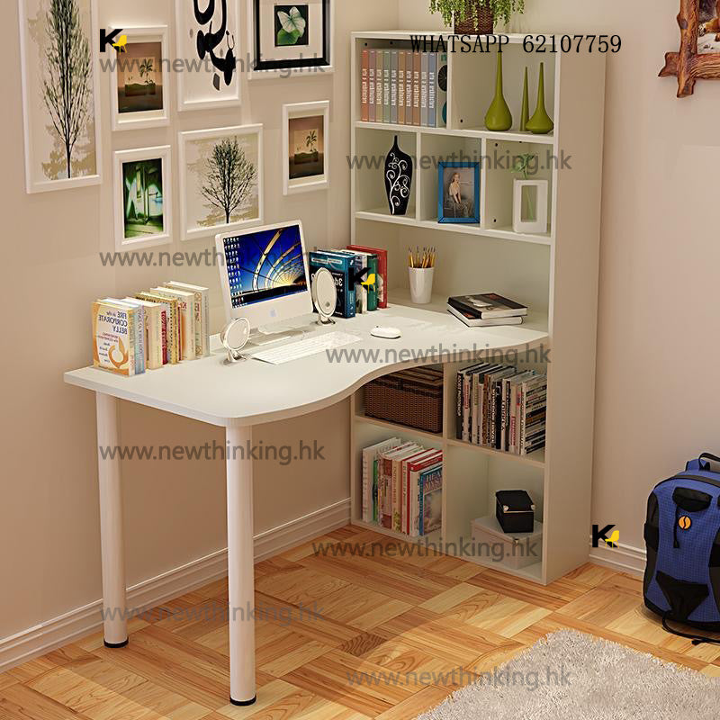 A&5102轉角書桌  書枱書櫃組合 電腦桌 書枱 學習桌 寫字檯 組合櫃子 落地收納櫃