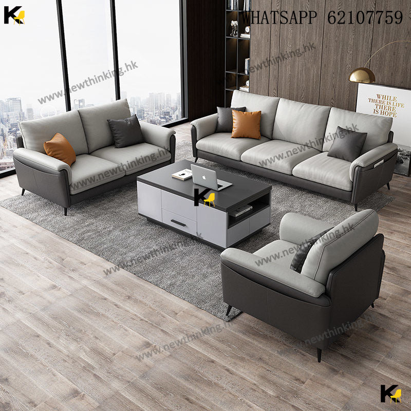 A&5144沙發 布藝梳化 免洗科技布沙發 實木框架 北歐三人位沙發 組合梳化 雙人位全新包送貨Sofa bed