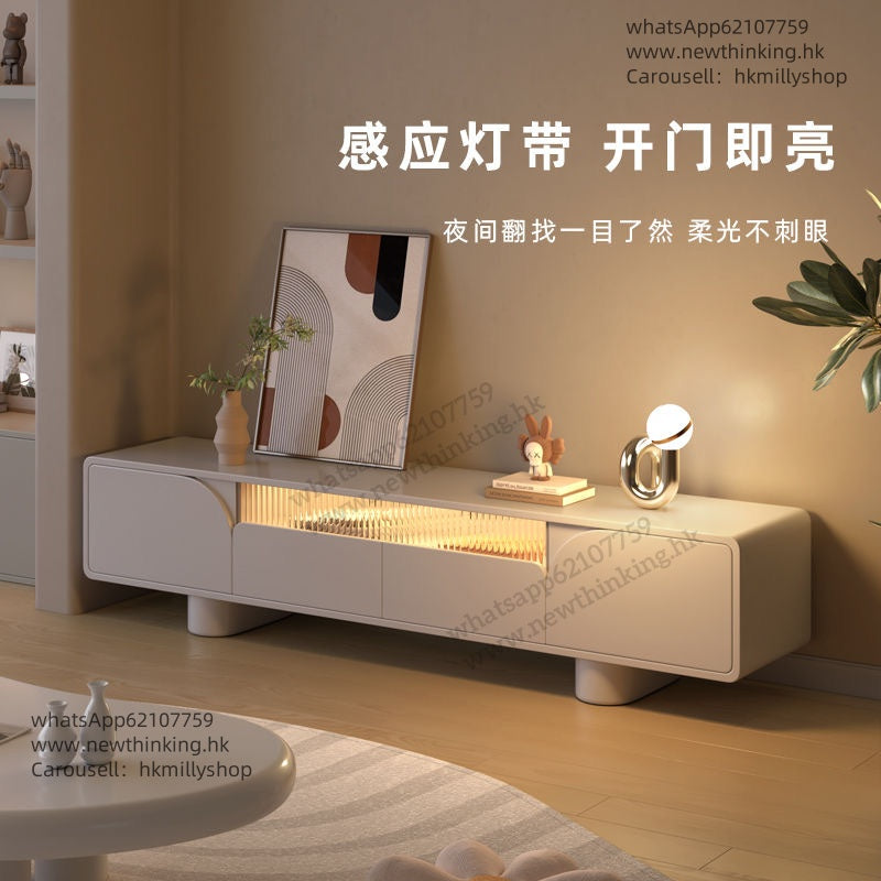 A&5146電視櫃 奶油風簡約櫃子 地櫃 儲物櫃 客廳收納櫃 置物櫃 電視機櫃 TV櫃 TV cabinet全新包送貨