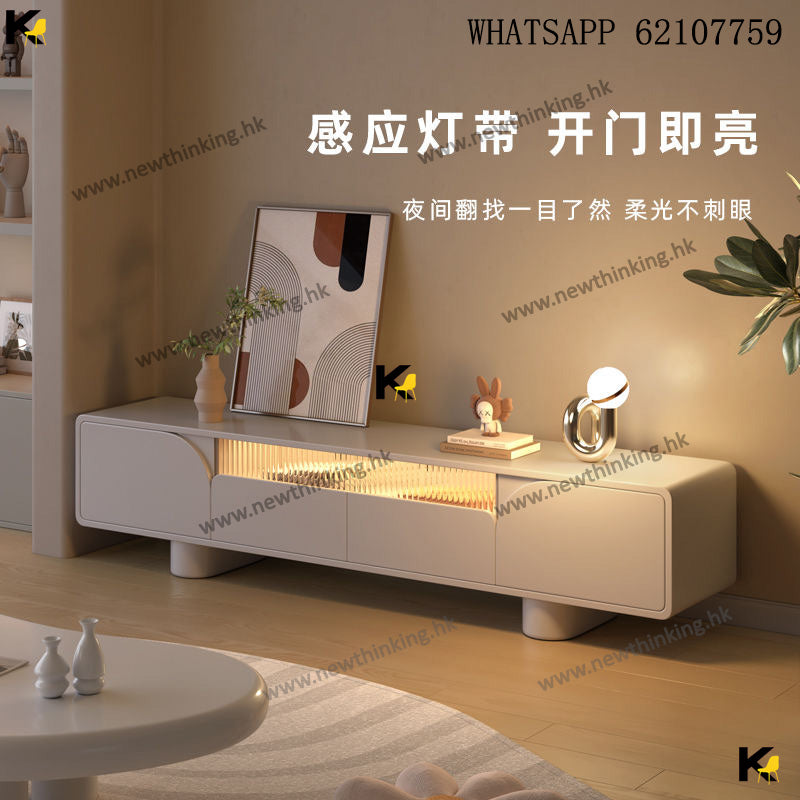 A&5146電視櫃 奶油風簡約櫃子 地櫃 儲物櫃 客廳收納櫃 置物櫃 電視機櫃 TV櫃 TV cabinet全新包送貨