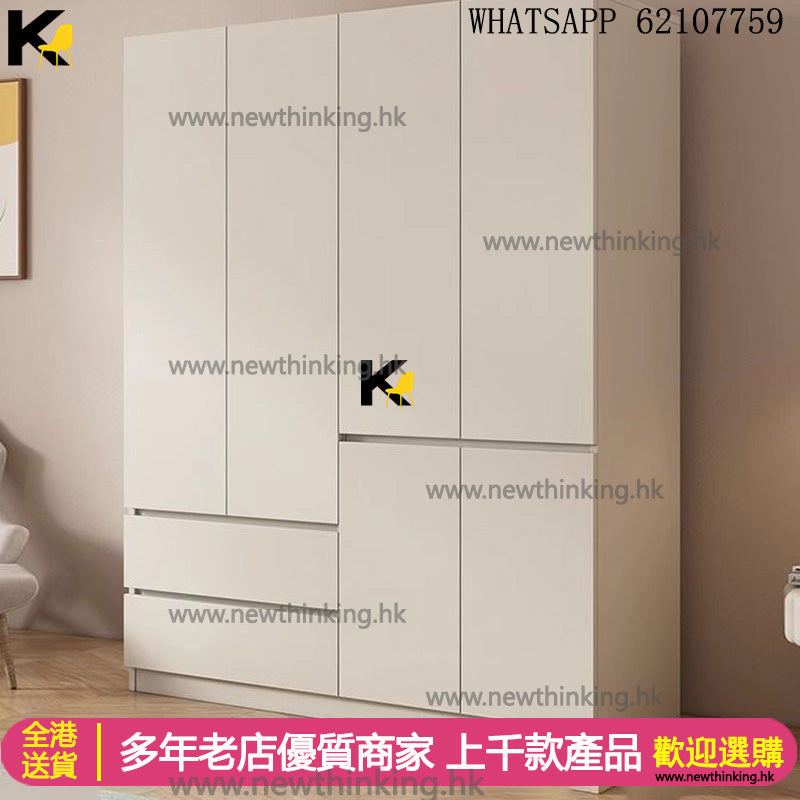 A&1357大容量衣櫃 衣櫥 臥室收納櫃 儲物櫃 抽屜櫃 櫃桶 平開門衣櫃 衣帽櫃 邊櫃