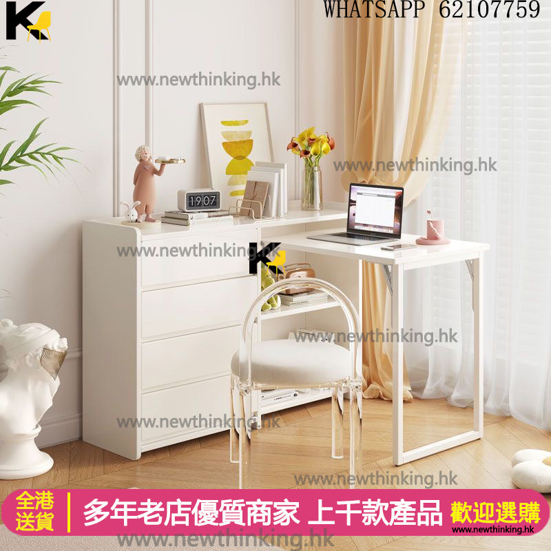A&5145折疊餐枱 餐桌餐櫃一體 餐邊櫃 電腦桌 書桌 多功能學習桌 轉角桌子 L形書枱 全新包送貨 table desk