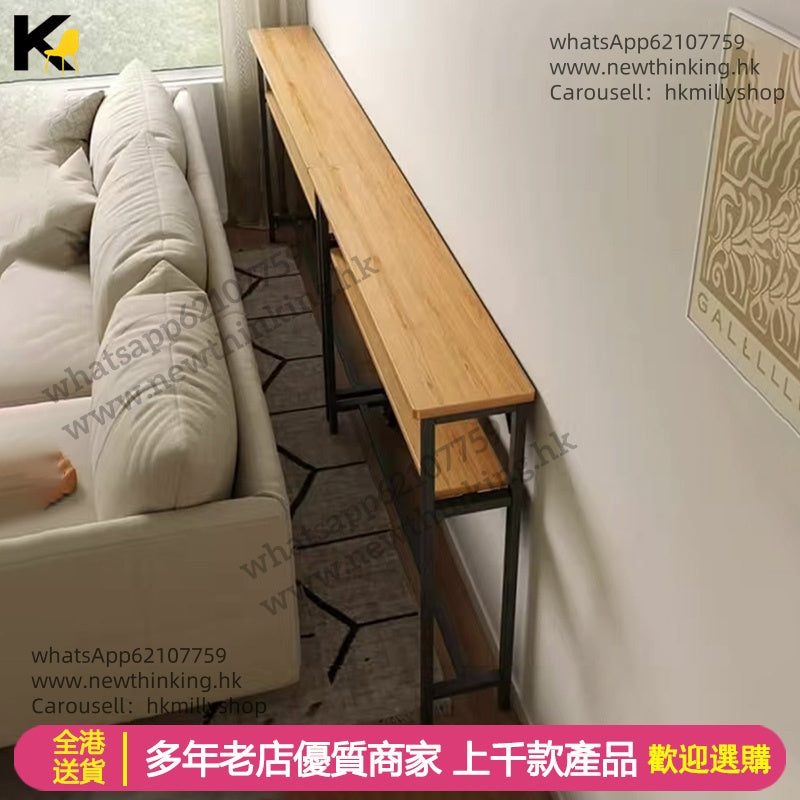 A&5191窄架置物架床尾床頭收納架夾縫架長條架邊桌梳化後背桌子