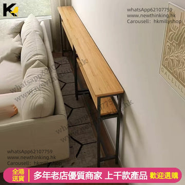 A&5191窄架置物架床尾床頭收納架夾縫架長條架邊桌梳化後背桌子