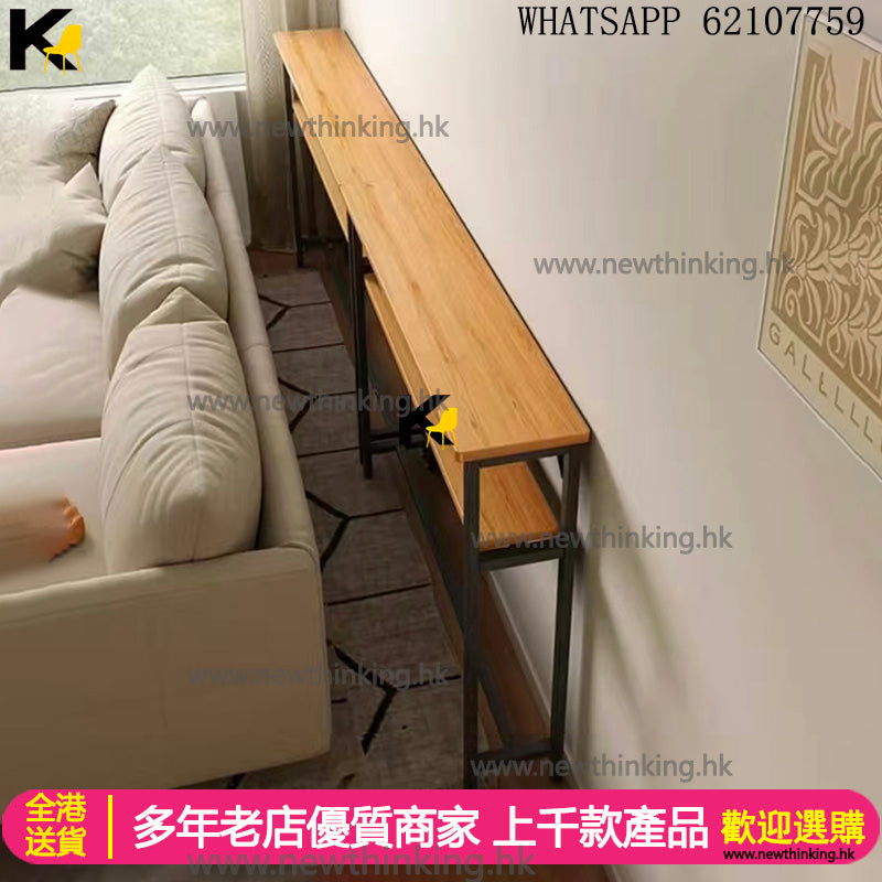 A&5191窄架置物架床尾床頭收納架夾縫架長條架邊桌梳化後背桌子