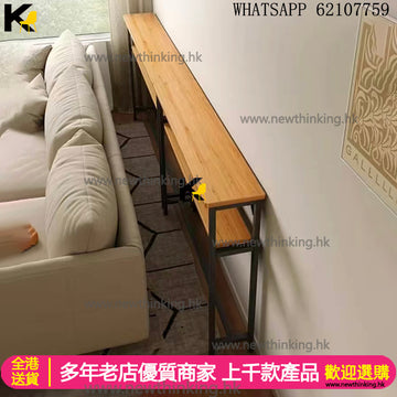 A&5191窄架置物架床尾床頭收納架夾縫架長條架邊桌梳化後背桌子