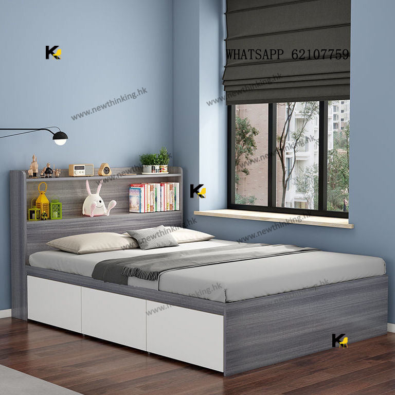 A&1422可訂製尺寸榻榻米儲物床 可訂製尺寸 收納床 櫃桶床 置物床 高箱床 單人床 雙人床 多功能組合床架