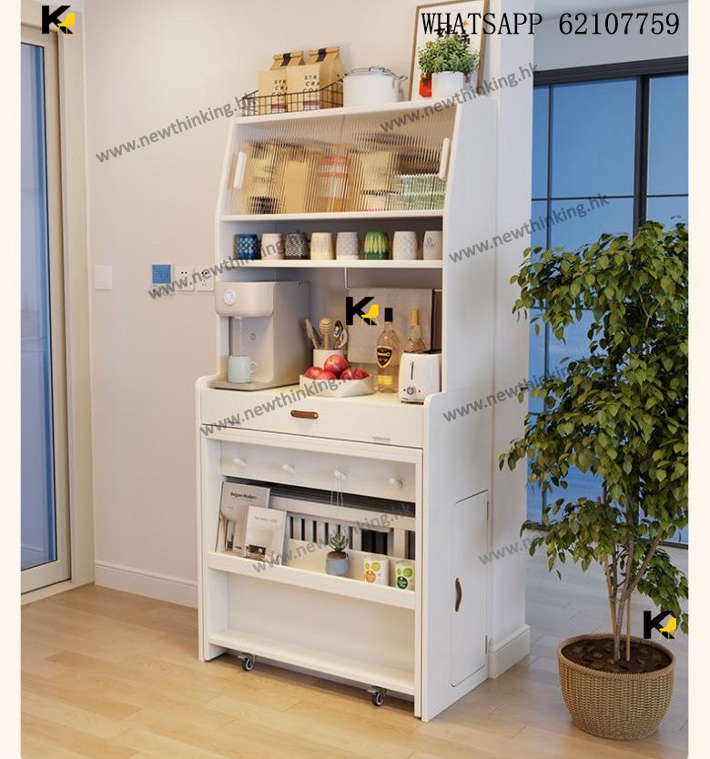 A&1468餐枱餐椅餐邊櫃組合櫃 收縮餐桌 伸縮桿飯桌 食飯枱 碗櫃 雜物櫃 置物櫃 茶水櫃 儲物櫃 高身櫃子