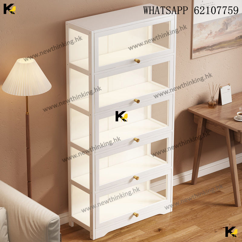 A&1476展示櫃 儲物櫃 收納櫃 透明櫃 亞克力櫃 積木櫃 書櫃 書架 仿玻璃櫃 陳列櫃 樂高櫃 全新包送貨