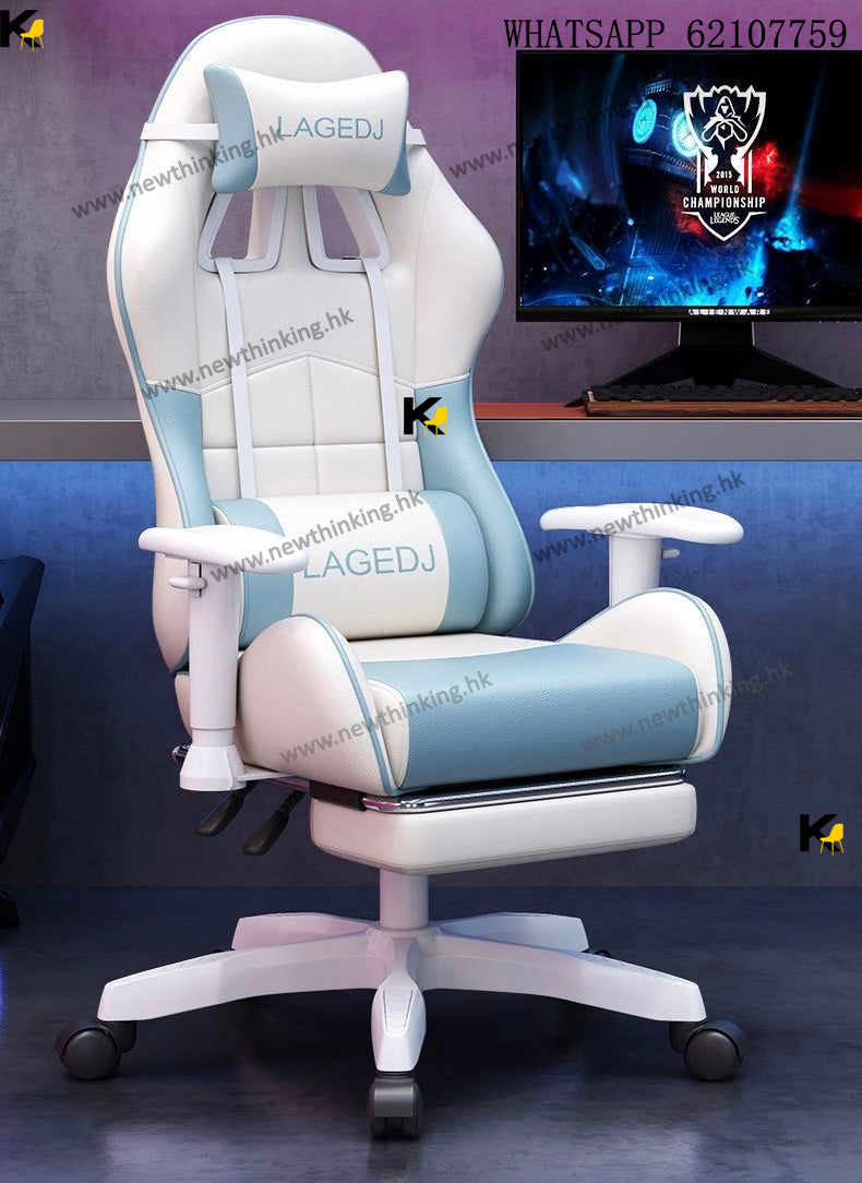 A&1579電競椅家用舒適乳膠坐墊 升降椅 轉椅 電腦椅 3D電競扶手 人體工學椅子 電腦凳 155度無極後仰 三級防爆氣桿